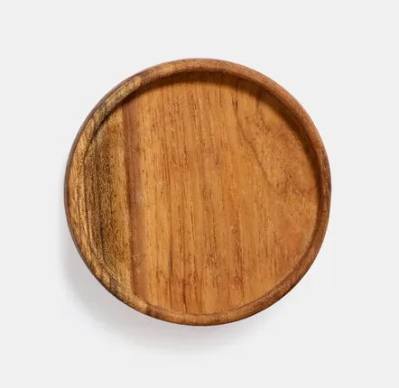 Dessous de plat - Dessous de bouteille en bois de teck - 10 cm - DESIGN TRIP