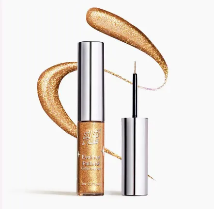 Cosmétiques - Eyeliner Pailleté Or Métallique - SISI LA PAILLETTE