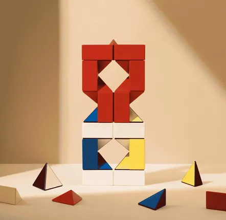 Jouets enfants - Blocs magnétiques "The Style" - TRIDO