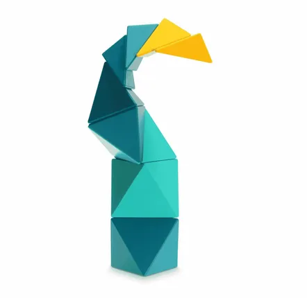 Jouets enfants - TRIDO Blocs Magnétiques Laguna – 12 pièces - TRIDO