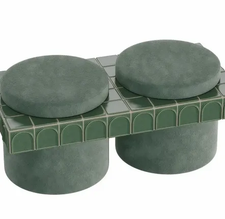 Stools - Enigma II Stool Handmade by Malabar - MALABAR