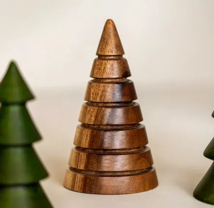 Other Christmas decorations - Christmas trees acacia wood milled - KINTA