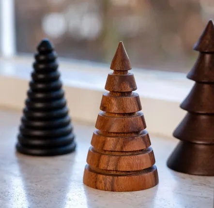 Other Christmas decorations - Christmas trees acacia wood milled - KINTA