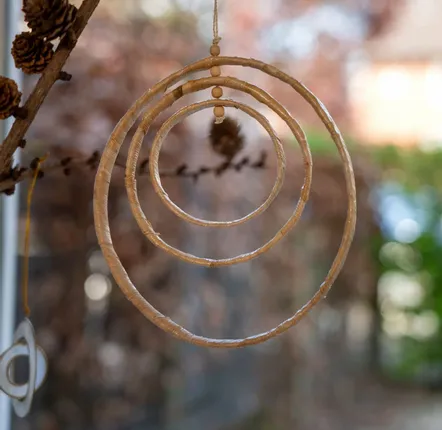 Other Christmas decorations - Trim circles corn husk - KINTA