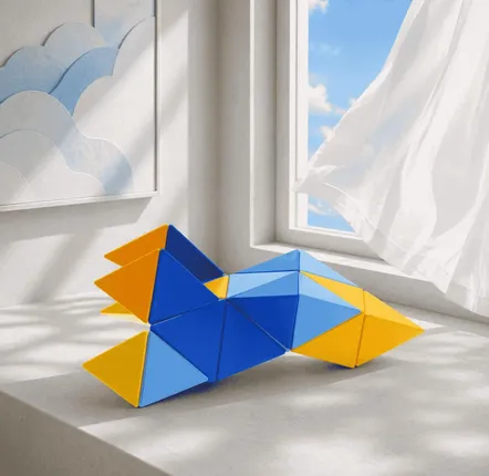 Jouets enfants - TRIDO Blocs Magnétiques "Sky" – 24 pièces - TRIDO