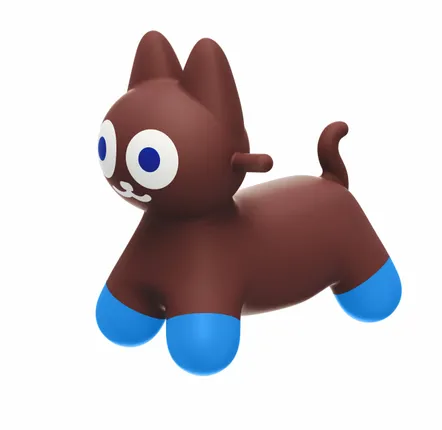 Jouets enfants - Hoppi Chat – Animal sauteur gonflable - QUUT TOYS