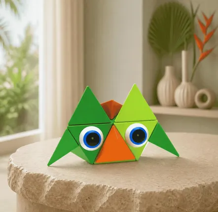 Jouets enfants - TRIDO Blocs Magnétiques "Jungle" – 12 pièces - TRIDO