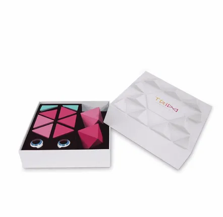 Jouets enfants - TRIDO Blocs Magnétiques "Flamingo" – 12 pièces - TRIDO