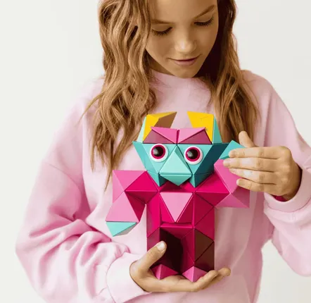 Jouets enfants - TRIDO Blocs Magnétiques "Flamingo" – 36 pièces - TRIDO