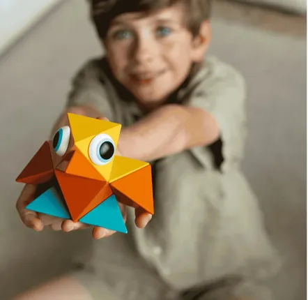 Jouets enfants - TRIDO Blocs Magnétiques "Honey" – 12 pièces - TRIDO