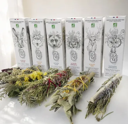 Diffuseurs de parfums - Collection des 6 petits Bâtons de fumigation - TOTEM NATURE
