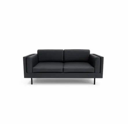 Sofas for hospitalities & contracts - 2-Seater Sofa CHELSEA - Grey - CITY SOFA