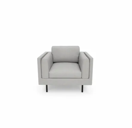 Fauteuils pour collectivités - Fauteuil CHELSEA - Argent - CITY SOFA