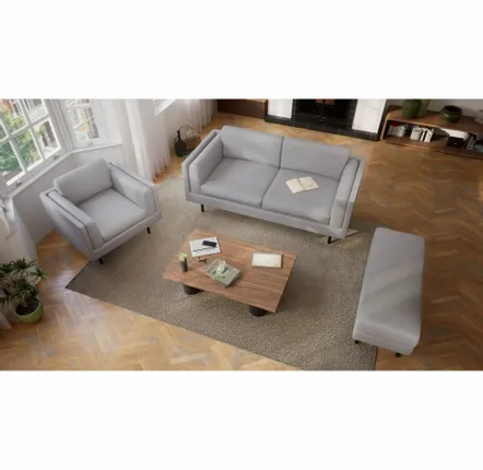 Banquettes pour collectivités - Banc CHELSEA - Argent - CITY SOFA