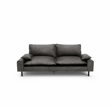 Sofas for hospitalities & contracts - 2-Seater Sofa AVENTINE - Graphite - CITY SOFA