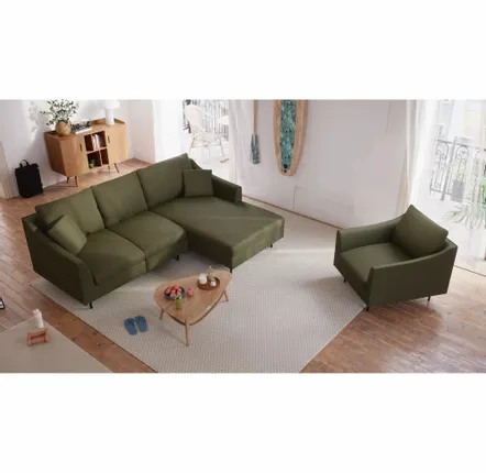 Fauteuils pour collectivités - Fauteuil ALFAMA - Vert - CITY SOFA