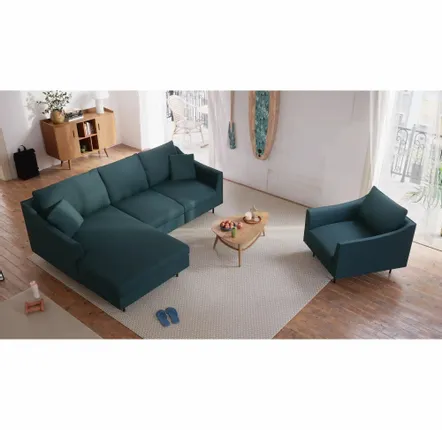 Fauteuils pour collectivités - Fauteuil ALFAMA - Bleu foncé - CITY SOFA