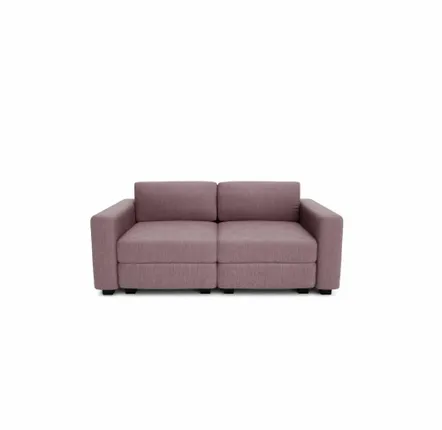 Sofas for hospitalities & contracts - 2-Seater Modular Sofa GRACIA - Dusty Pink - CITY SOFA