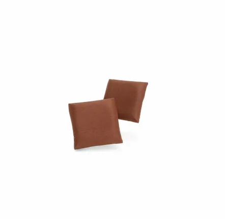 Canapés pour collectivités - Coussins GRACIA 45 x 45 cm - Lot de 2 - Terre cuite - CITY SOFA
