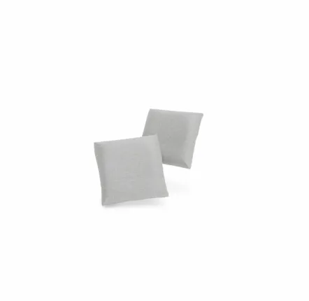 Canapés pour collectivités - Coussins GRACIA 45 x 45 cm - Lot de 2 - Gris - CITY SOFA