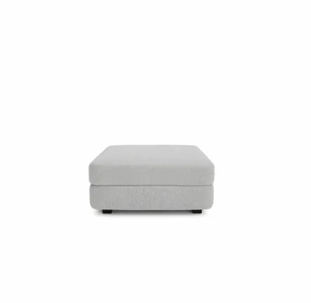 Canapés pour collectivités - Canapé modulable GRACIA - Grand module pouf - Gris - CITY SOFA
