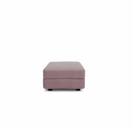 Canapés pour collectivités - Canapé modulable GRACIA - Module pouf - Rose poudré - CITY SOFA