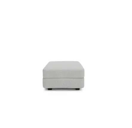 Canapés pour collectivités - Canapé modulable GRACIA - Module pouf - Gris - CITY SOFA