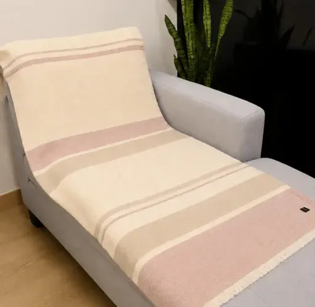 Plaids - Andean Lines — Couverture 100 % pour bébé en alpaga - COZY KATPA