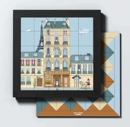 Objets de décoration - UNITED SQUARE POSTER BIRDIE-LA BOULANGERIE DE PARIS - UNITED SQUARE POSTER