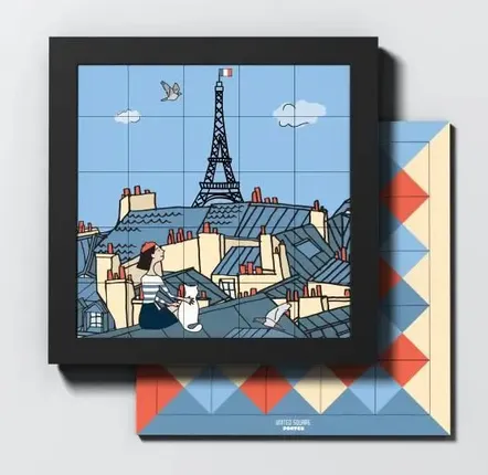 Objets de décoration - UNITED SQUARE POSTER BIRDIE-LESTOITS DE PARIS - UNITED SQUARE POSTER