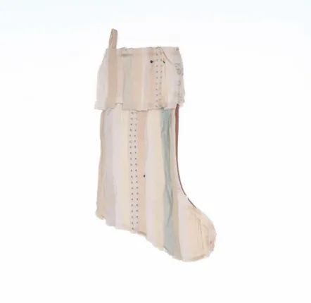 Other Christmas decorations - Striped Stocking for Christmas - MAISON MIEKO