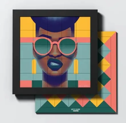 Objets de décoration - UNITED SQUARE POSTER SAMY HALIM N3-VICTORIA - UNITED SQUARE POSTER