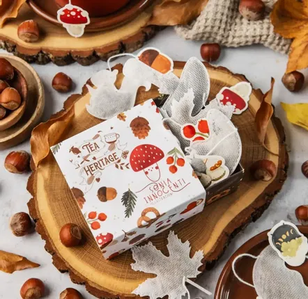 Café et thé - Sonia Innocenti x Tea Heritage - Coffret d'Automne - 10 sachets de thé - TEA HERITAGE