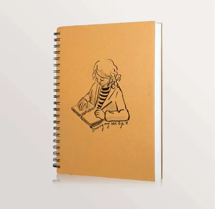 Stationery - Spiral-bound sketchbook - TABLE À CARTES