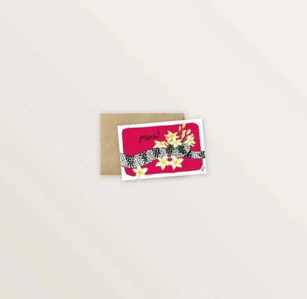 Card shop - 4 mini cards - Thank you! - TABLE À CARTES