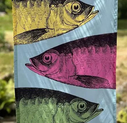Kitchen linens - Sardine Tea Towel - ZOOH