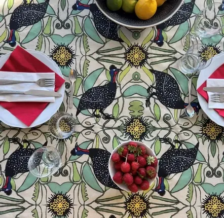 Nappes - Nappe en forme de pintade - ZOOH