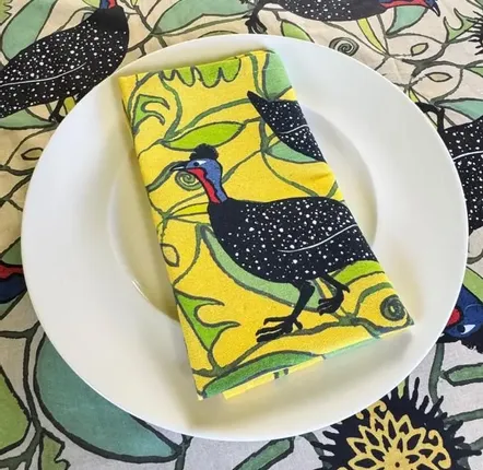 Serviettes - Serviette de table en forme de pintade - ZOOH