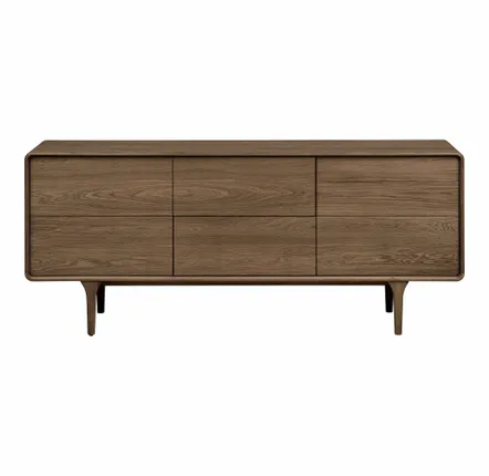 Buffets - Buffet Darwin, chêne, brun foncé, 180x45x75 cm - HOUSE NORDIC