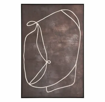 Art photos - Apia Canvas print, canvas, dark brown, No.2, 80x120 cm - HOUSE NORDIC
