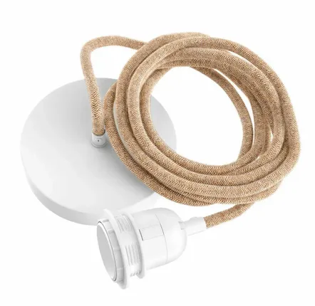 Plafonniers - Douille de Plafond - Naturel Blanc - 1 Pièce - BAZAR BIZAR LIVING