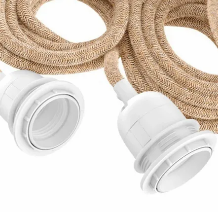 Ceiling lights - Fitting Lamps Ceiling - Natural White - 3 Fittings - BAZAR BIZAR LIVING