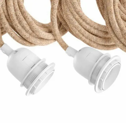 Ceiling lights - Fitting Lamps Ceiling - Natural White - 5 Fittings - BAZAR BIZAR LIVING