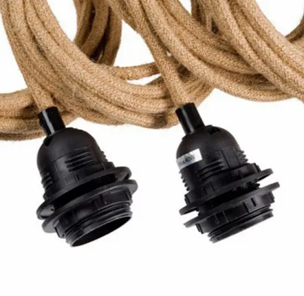 Ceiling lights - Fitting Lamps Ceiling - Natural Black - 5 Fittings - BAZAR BIZAR LIVING