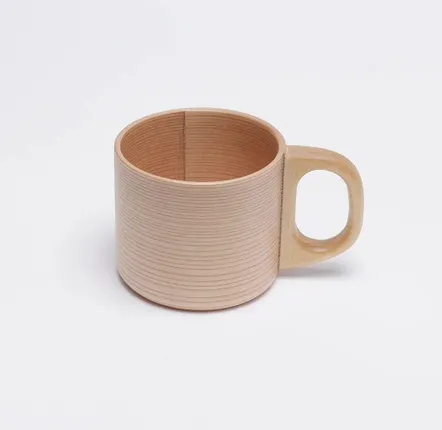 Assiettes au quotidien - Mug en cèdre naturel - JAPAN WOOD X CRAFTSMANSHIP