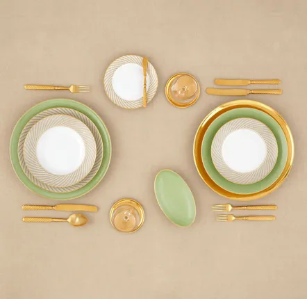 Formal plates - Flare and Matcha - Tableware - PORCEL