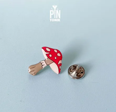 Broches - Woodland Mushroom Pin - PINTONIK
