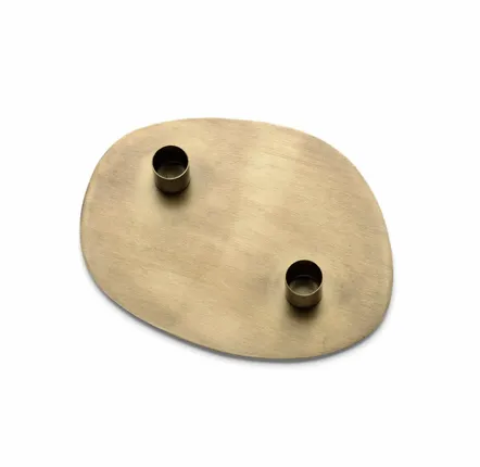 Candlesticks and candle holders - The Glowpad Candle Holder - Gold - M - BAZAR BIZAR LIVING