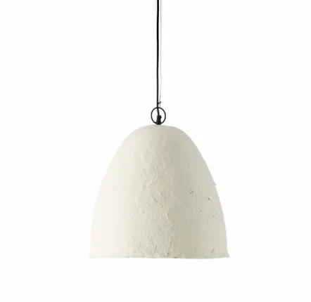 Ceiling lights - The Savana Pendant - White - L - BAZAR BIZAR LIVING