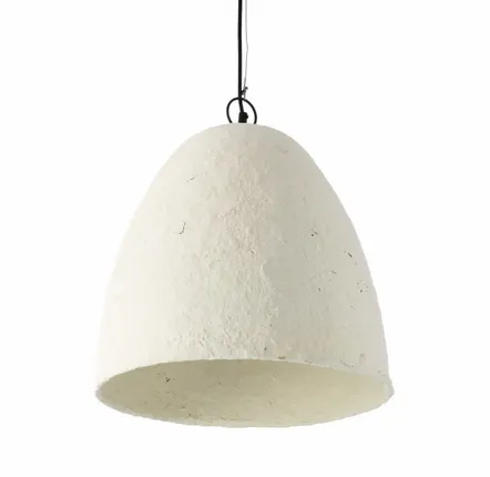 Ceiling lights - The Savana Pendant - White - L - BAZAR BIZAR LIVING
